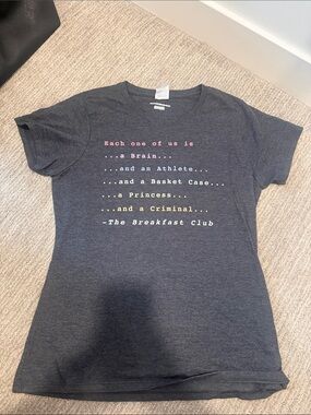 The Breakfast Club Graphic Tee - Charcoal